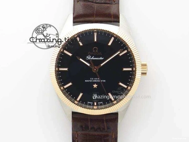 0115 Planet Ocean Master Chrono 45mm SS OM 1:1 Best Edition Black Dial Orange 12 On Rubber Strap A Durable 8169